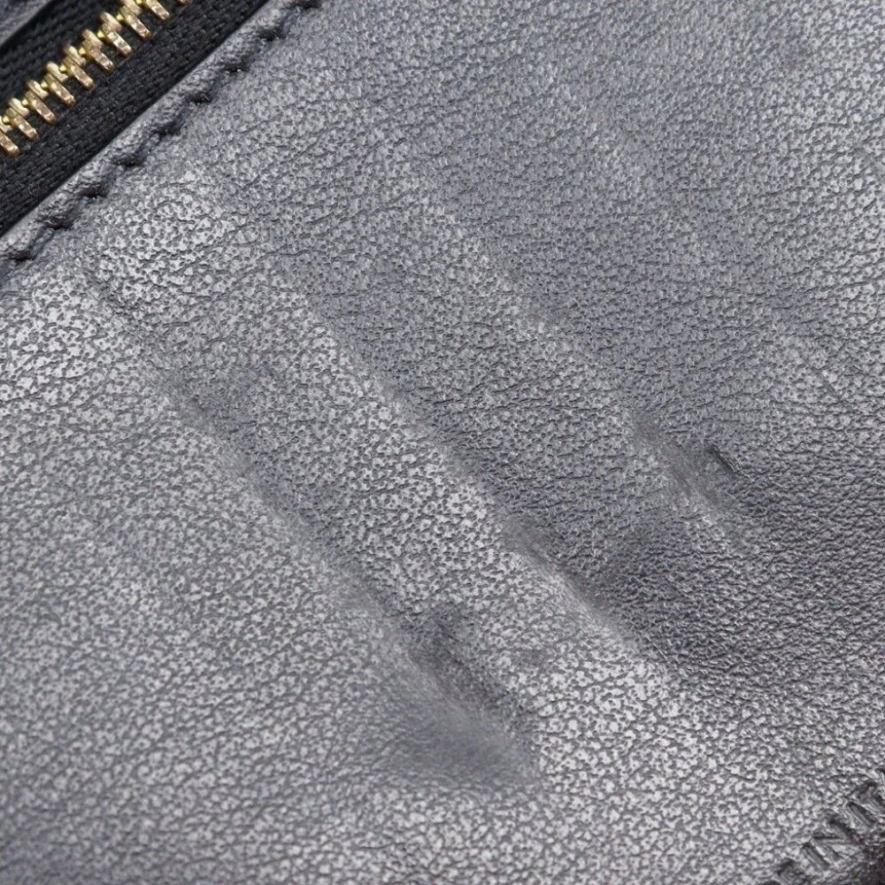 CELINE Medium strap wallet Bi-Fold Wallet black Calfskin Women - Picture 10 of 13